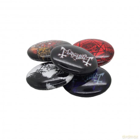 Mayhem: Button Badge Pack: De Mysteriis Dom Sathanas