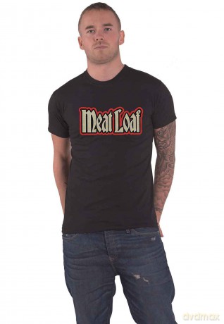 Meat Loaf: Unisex T-Shirt: Roses (Black) (Back Print) (Small)