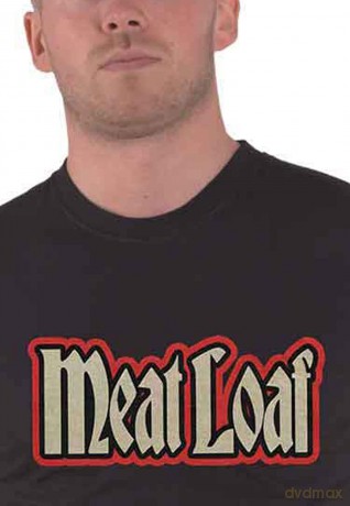 Meat Loaf: Unisex T-Shirt: Roses (Black) (Back Print) (Small)