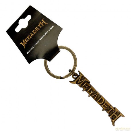 Megadeth: Keychain: Gold Logo v2