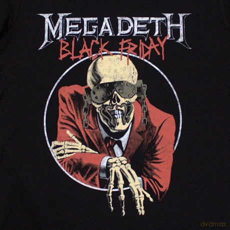 Megadeth: Ladies T-Shirt: Black Friday (Black) (Back Print) (Large)