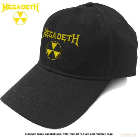 Megadeth: Unisex Baseball Cap: Hazard Logo (Black)
