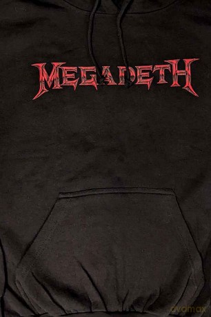 Megadeth: Unisex Pullover Hoodie: Countdown To Extinction (Black) (Back Print) (X-Large)