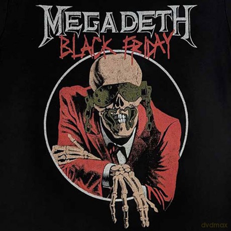 Megadeth: Unisex T-Shirt: Black Friday (Black) (Back Print) (Small)