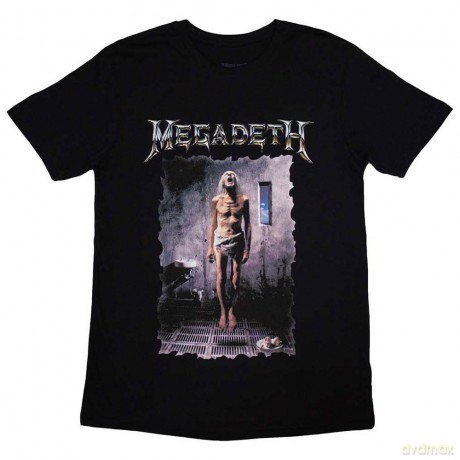Megadeth: Unisex T-Shirt: Countdown (Black) (Back Print) (Small)