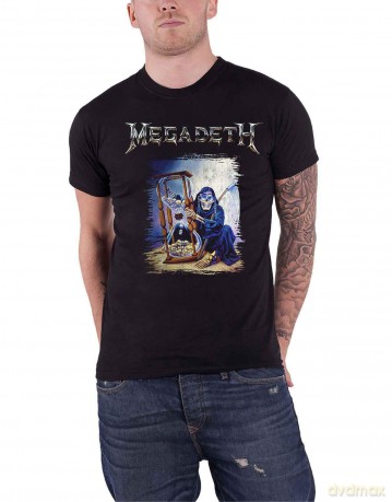 Megadeth: Unisex T-Shirt: Countdown Hourglass (Black) (Medium)