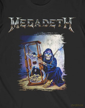 Megadeth: Unisex T-Shirt: Countdown Hourglass (Black) (Small)