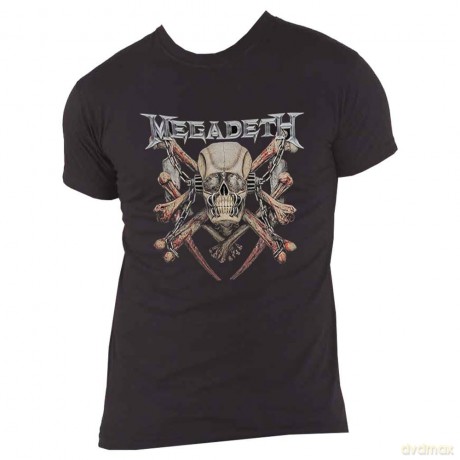 Megadeth: Unisex T-Shirt: Killing Biz (Black) (Back Print) (Large)