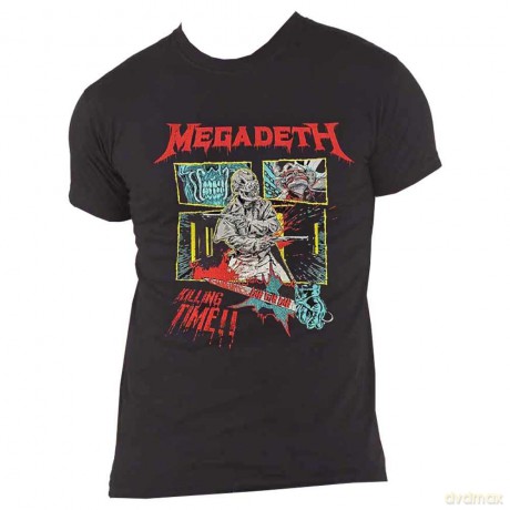 Megadeth: Unisex T-Shirt: Killing Time (Black) (X-Large)