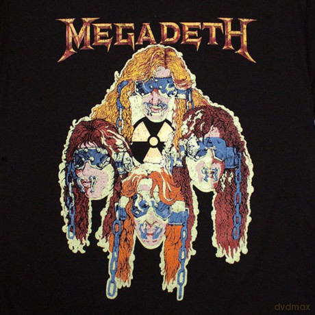 Megadeth: Unisex T-Shirt: Nuclear Glowheads (Black) (Medium)