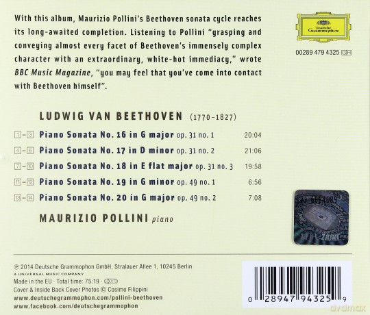 Maurizio Pollini: Beethoven Sonatas [CD]