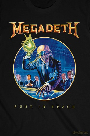 Megadeth: Unisex T-Shirt: Rust In Peace Anniversary (Black) (Small)