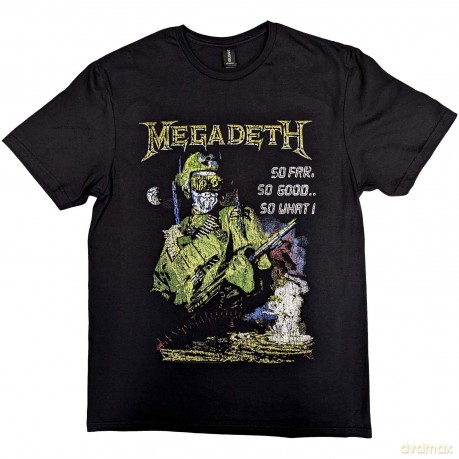 Megadeth: Unisex T-Shirt: SFSGSW Explosion Vintage (Black) (Large)