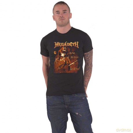 Megadeth: Unisex T-Shirt: SFSGSW Tonal Glitch (Black) (Medium)