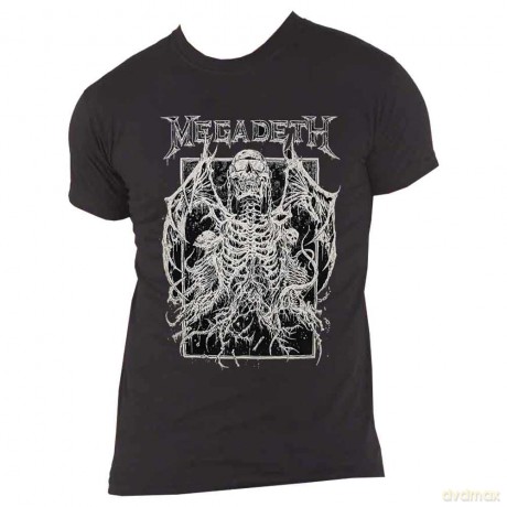 Megadeth: Unisex T-Shirt: Vic Rising (Black) (Large)