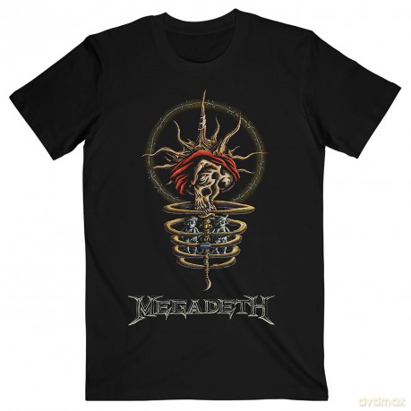Megadeth: Unisex T-Shirt: Youthanasia 1995 North American Tour (Black) (Back Print) (Medium)