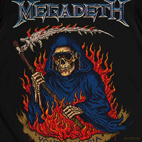 Megadeth: Unisex T-Shirt: Youthanasia Flames (Black) (Small)