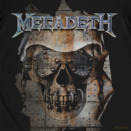 Megadeth: Unisex T-Shirt: Youthanasia Ripped Thru (Black) (Back Print) (XX-Large)