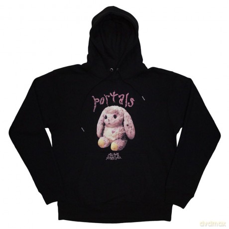 Melanie Martinez: Unisex Pullover Hoodie: Portals Bunny (Black) (Small)