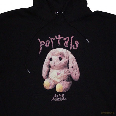 Melanie Martinez: Unisex Pullover Hoodie: Portals Bunny (Black) (Small)