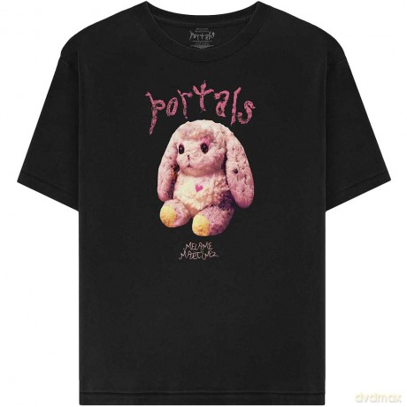 Melanie Martinez: Unisex T-Shirt: Portals Bunny (Black) (X-Large)