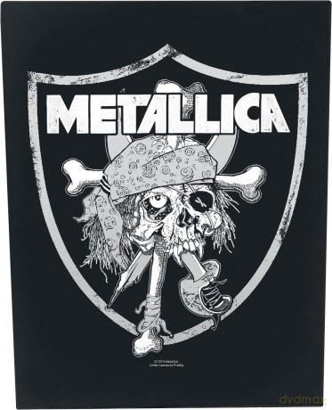 Metallica: Back Patch: Raiders Skull