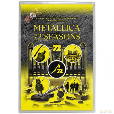 Metallica: Button Badge Pack: 72 Seasons