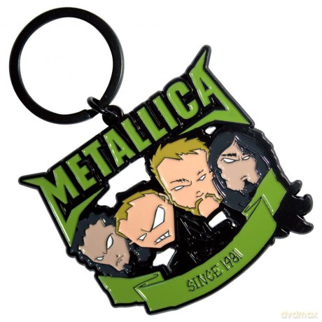Metallica: Keychain: Since 1981 Heads (Double Sided)