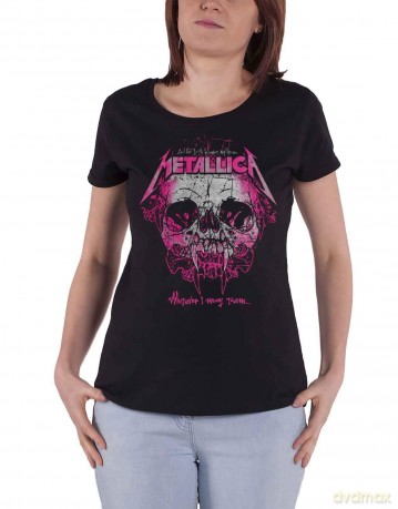 Metallica: Ladies T-Shirt: Wherever I May Roam (Black) (X-Large)