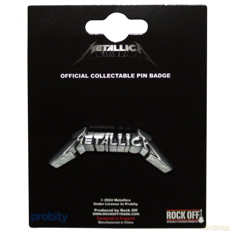 Metallica: Pin Badge: 3D Logo