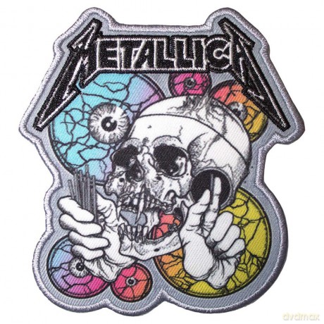 Metallica: Standard Patch: The Shortest Straw Multicolored Eyes