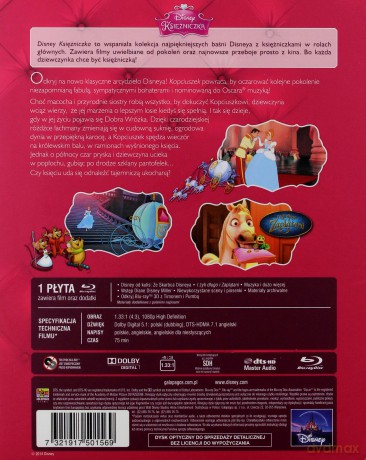 Kopciuszek (Disney) (Księżniczka) [Blu-Ray]