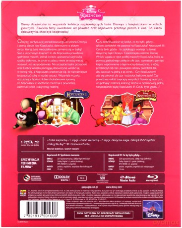 Kopciuszek: Co by było gdyby / Spełnione marzenia (Disney) (Księżniczka) [Blu-Ray]