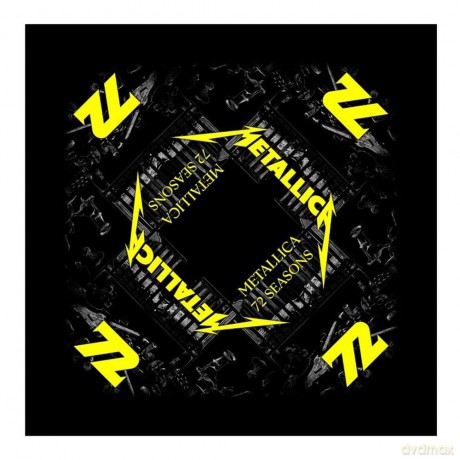 Metallica: Unisex Bandana: 72 Seasons (Black)