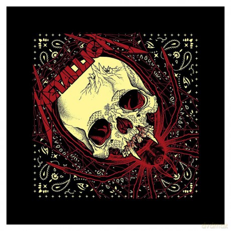 Metallica: Unisex Bandana: Spider Skull (Black)