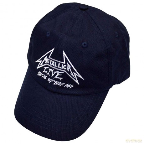 Metallica: Unisex Baseball Cap: Live (Navy Blue)