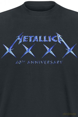 Metallica: Unisex T-Shirt: 40 XXXX (Black) (Medium)