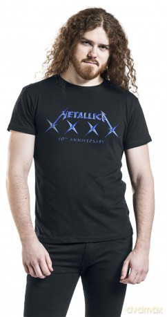 Metallica: Unisex T-Shirt: 40 XXXX (Black) (Medium)