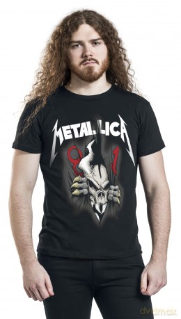 Metallica: Unisex T-Shirt: 40th Anniversary Ripper (Black) (Large)