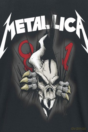 Metallica: Unisex T-Shirt: 40th Anniversary Ripper (Black) (X-Large)