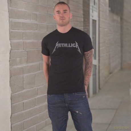 Metallica: Unisex T-Shirt: 40th Anniversary Songs Logo (Black) (Back Print) (X-Large)