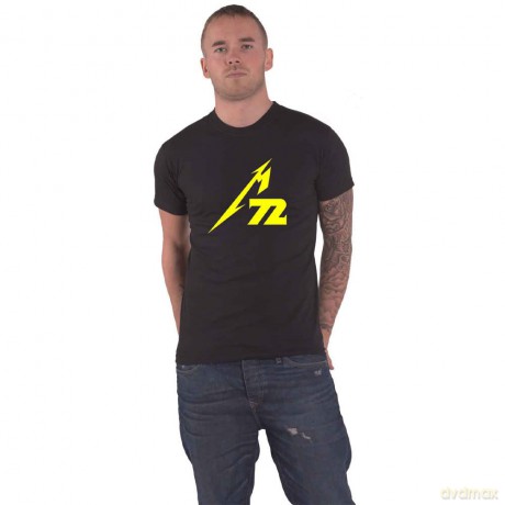 Metallica: Unisex T-Shirt: 72 Seasons Strobes Photo (Black) (Back Print) (X-Large)