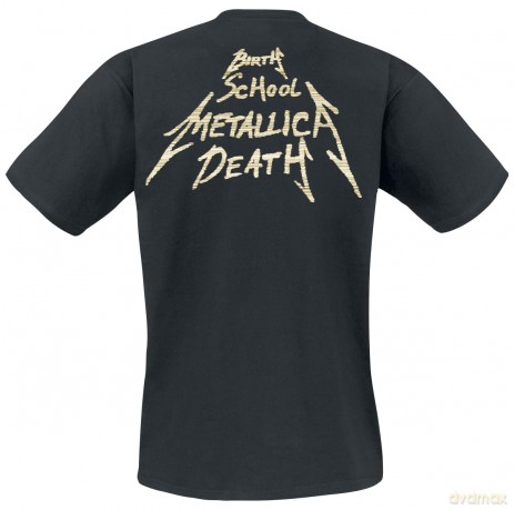 Metallica: Unisex T-Shirt: Birth Death Crossed Arms (Black) (Back Print) (Large)