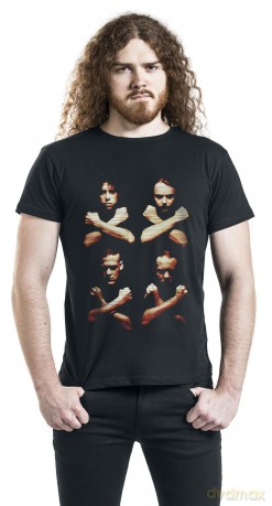 Metallica: Unisex T-Shirt: Birth Death Crossed Arms (Black) (Back Print) (Large)