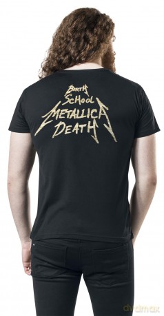 Metallica: Unisex T-Shirt: Birth Death Crossed Arms (Black) (Back Print) (Small)