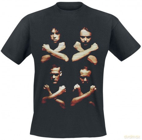 Metallica: Unisex T-Shirt: Birth Death Crossed Arms (Black) (Back Print) (XX-Large)