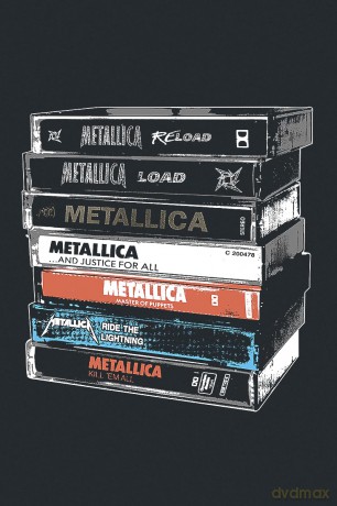 Metallica: Unisex T-Shirt: Cassette (Black) (Small)