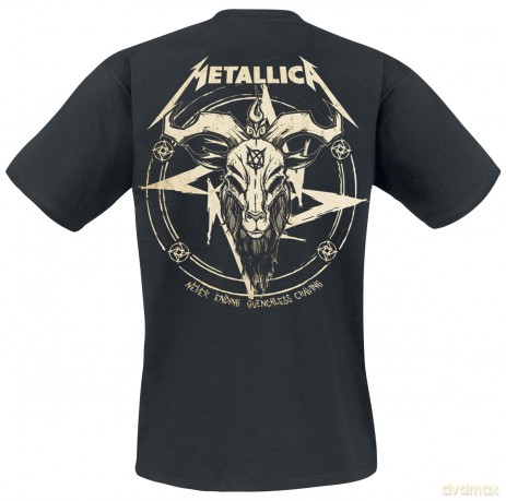 Metallica: Unisex T-Shirt: Darkness Son (Black) (Back Print) (Small)
