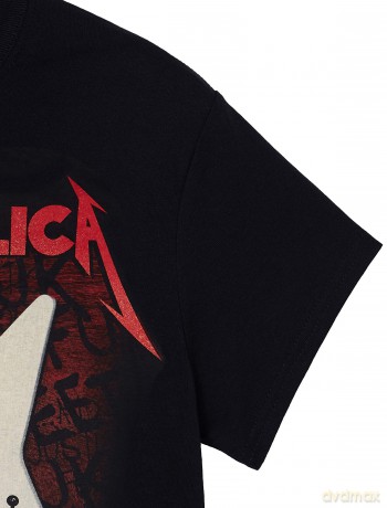 Metallica: Unisex T-Shirt: Eet Fuk (Black) (Back Print) (Small)