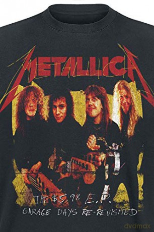 Metallica: Unisex T-Shirt: Garage Photo Yellow (Black) (Back Print) (XX-Large)